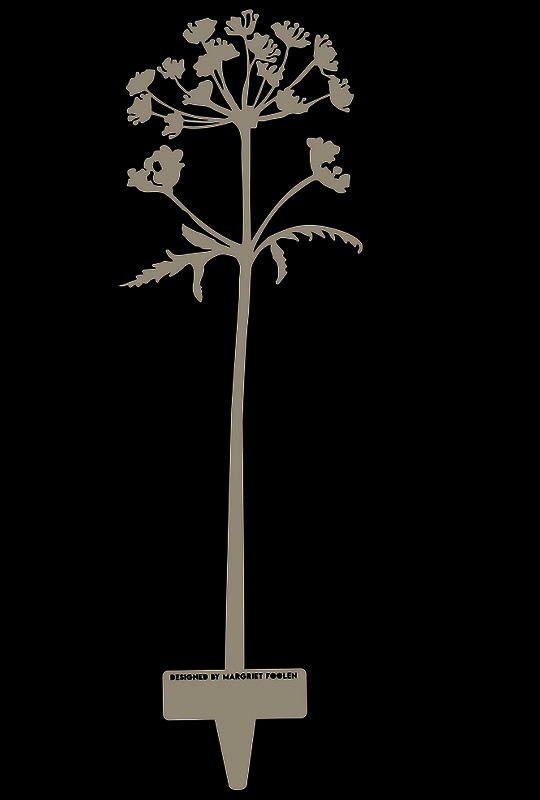 Poppy open up - Objeto de acero corten
