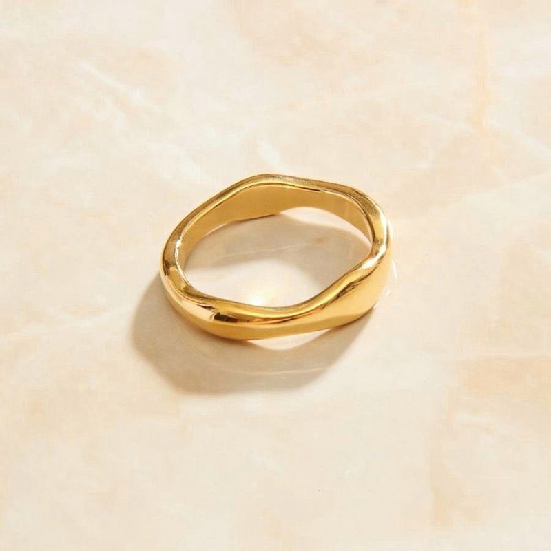 Anello di impilamento a strati d'onda