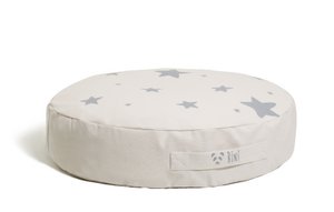 BiNi Pouf Graue Sterne