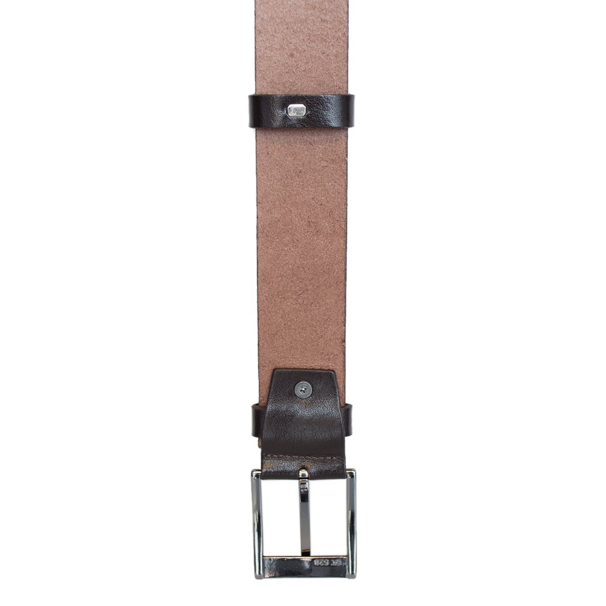 Leather Women's Belt Or Leather Men's Belt With Print Genuine Leather 4 cm Wide