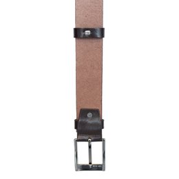 Leder Damengürtel oder Leder Herrengürtel mit Aufdruck Echtes Leder 4 cm breit