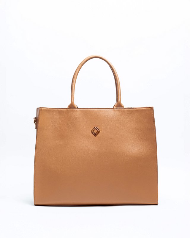 Shopper Urban Apple Leather Camel