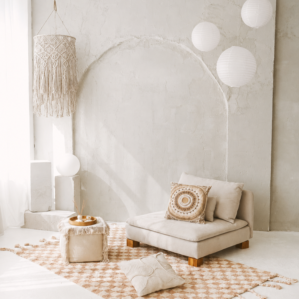 Pantalla de macramé XL | Ascua
