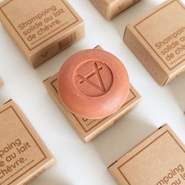 Le somptueux shampoing solide au lait de chèvre.