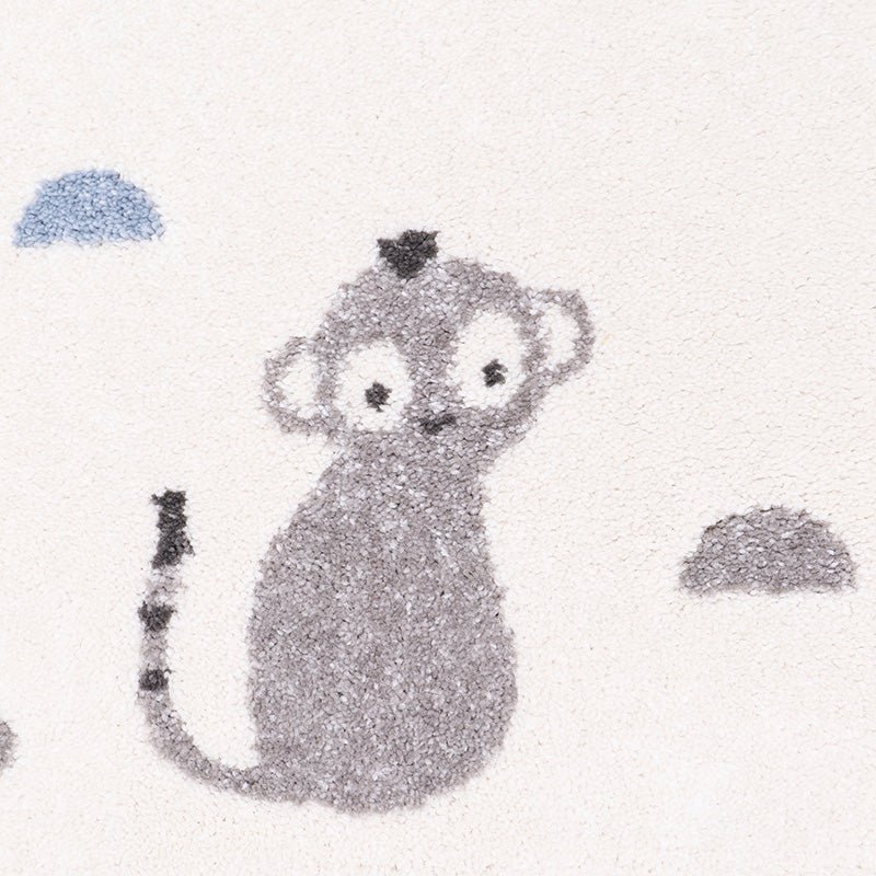 Little monkeys children's bedroom rug LITTLE WILD MONKEY HONEY M