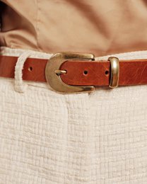 MADE TO ORDER Annie | Classic Belt with Statement Gold Buckle
