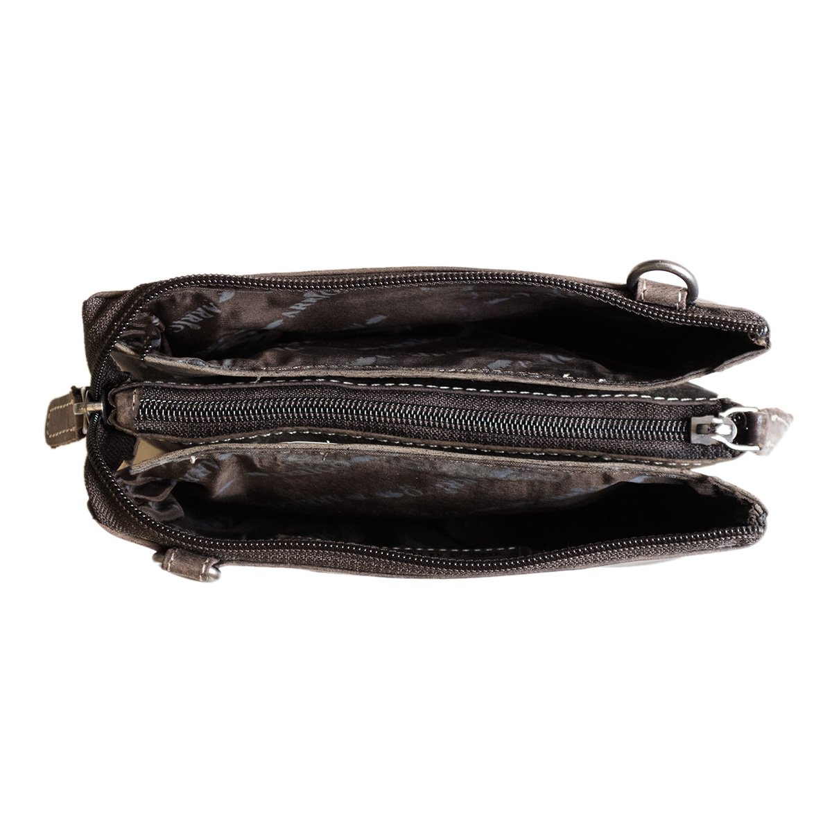 Skuldertaske I 3 farver Buffalo Læder - Festivaltaske - Lædertaske Lille - Crossbody taske til kvinder Læder - Str. L