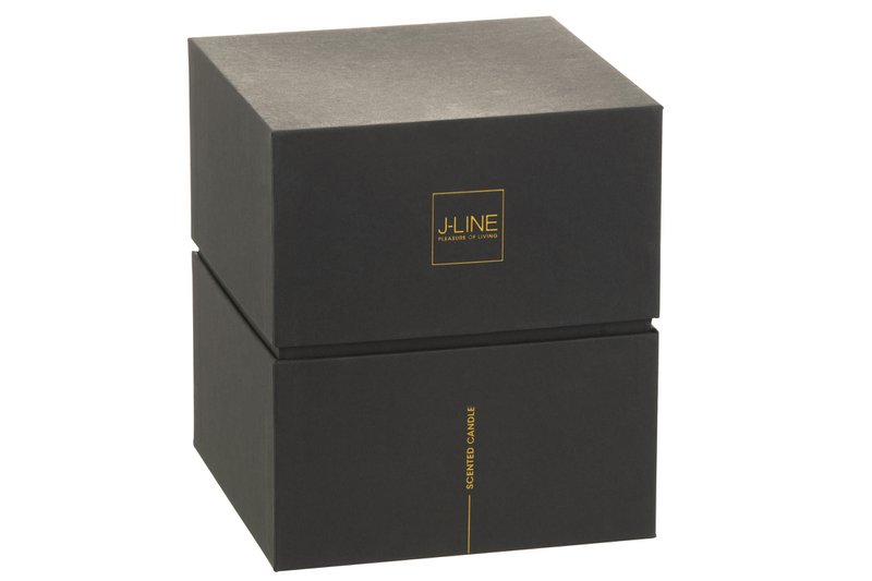 Candela profumata J-Line Luxuria - Cookie Crunch - vetro - bronzo - XL - 120U