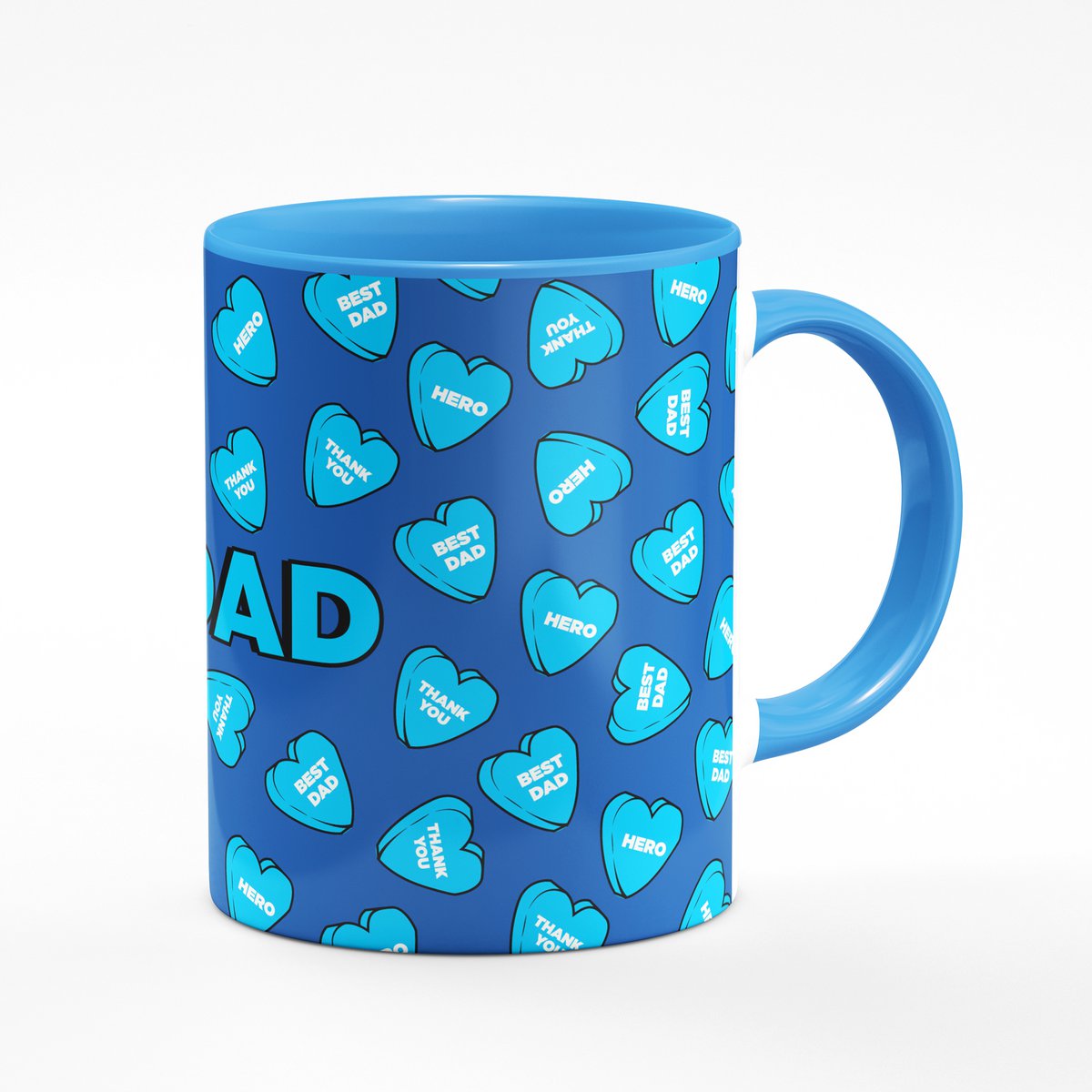 Dad Hearts Mug