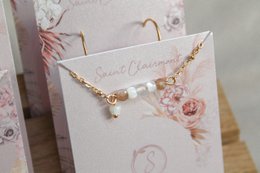 Armbånd Sunstone, Jade & Shell - Guld