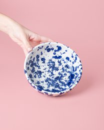 Grattugia per aglio in ceramica fatta a mano / MEDIUM PERSIA Blu