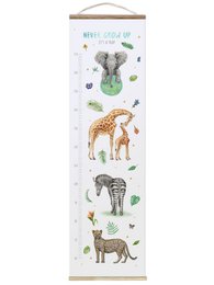 Vækstkort junglegrøn - tekstil plakat