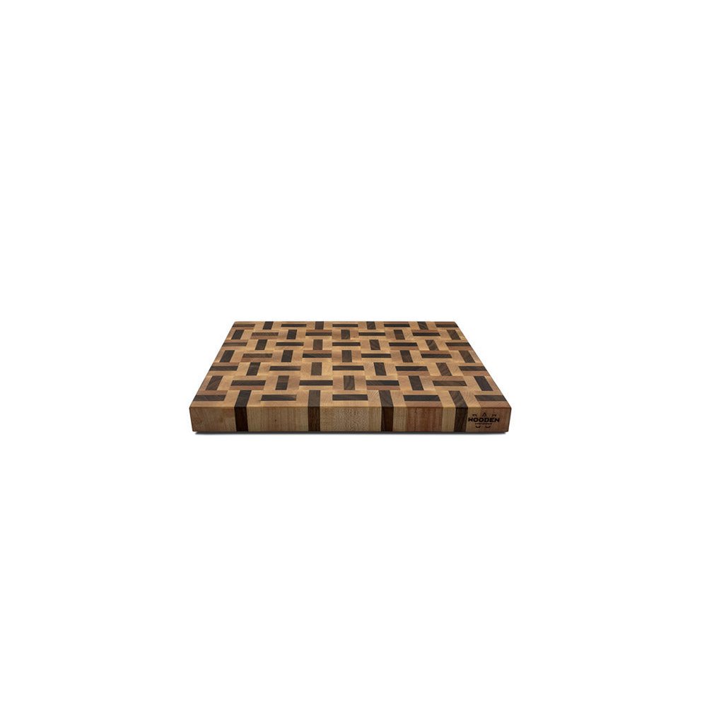 Planche à découper à motifs en bois à double grain de bout