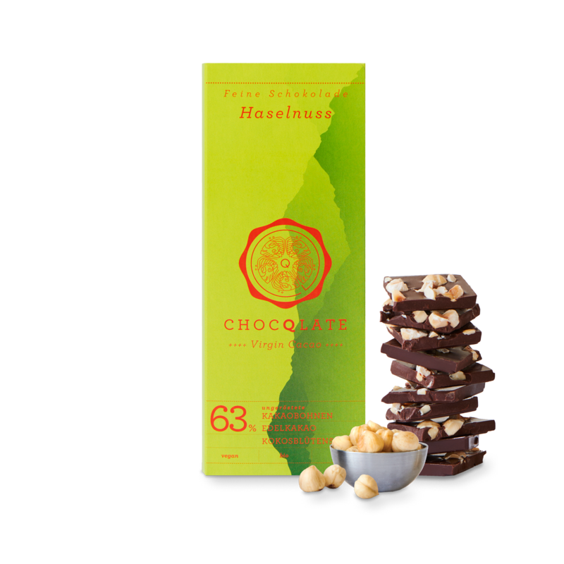 CHOCQLATE økologisk chokolade HASSELNØDDER