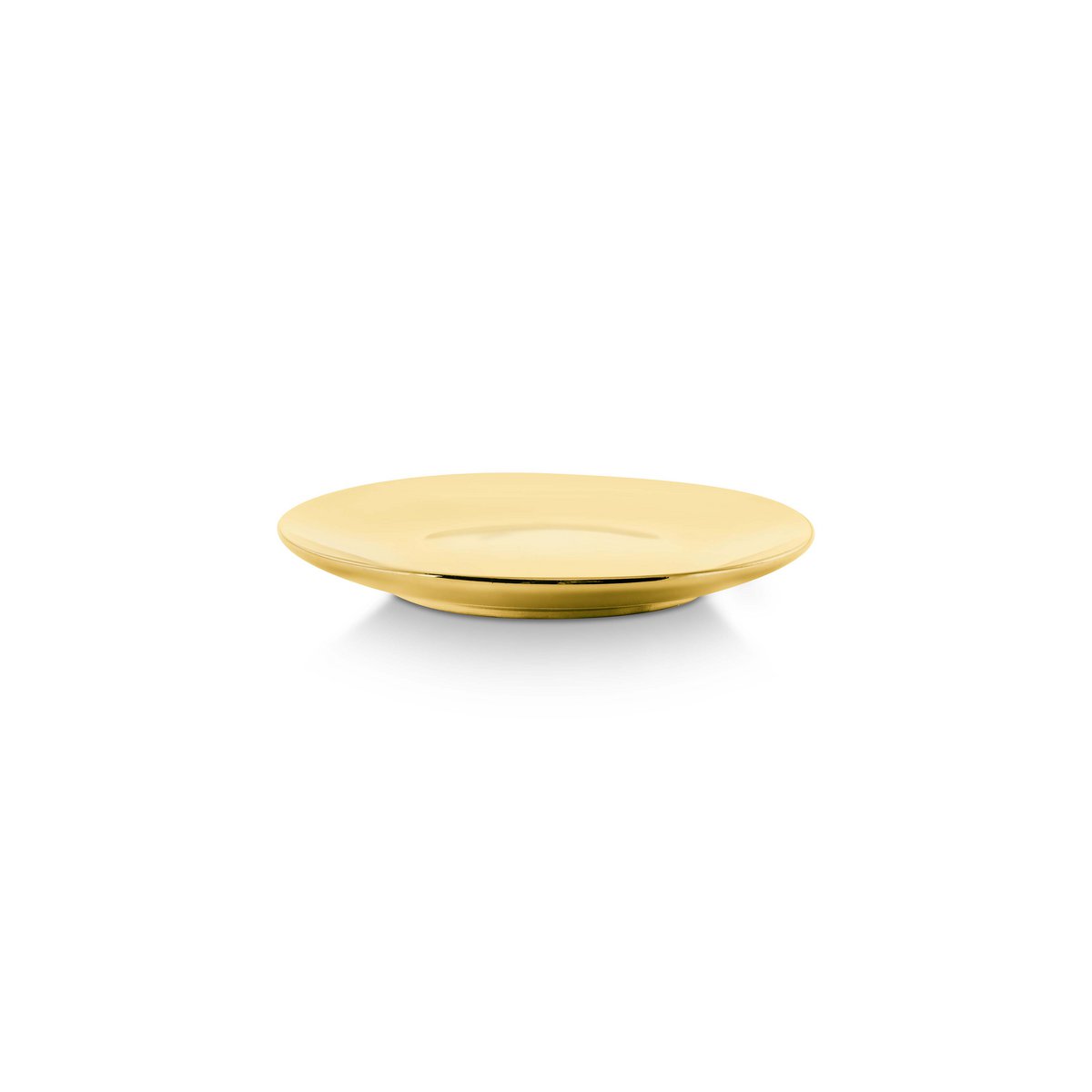 Set/4 Plates Gold 12cm