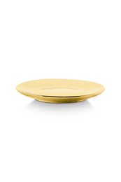 Set/4 Plates Gold 12cm