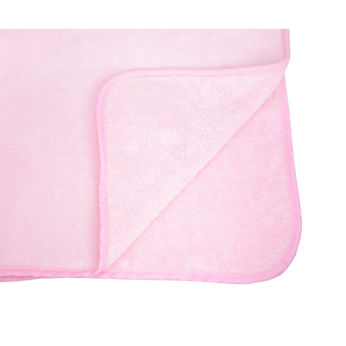 Baby Poncho, Light Pink, 450 gr, 55 x 55 cm