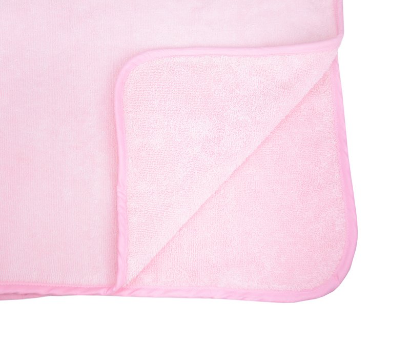 Baby Poncho, Light Pink, 450 gr, 55 x 55 cm