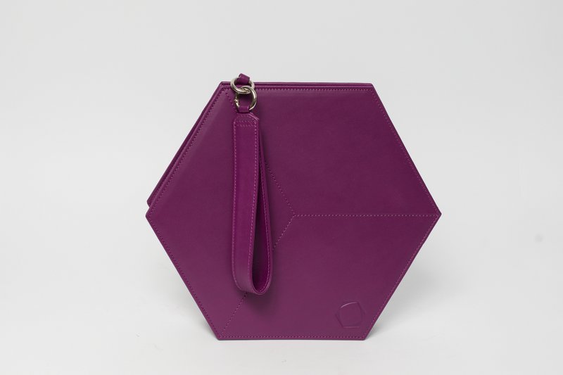 Hexacubo Plano Púrpura