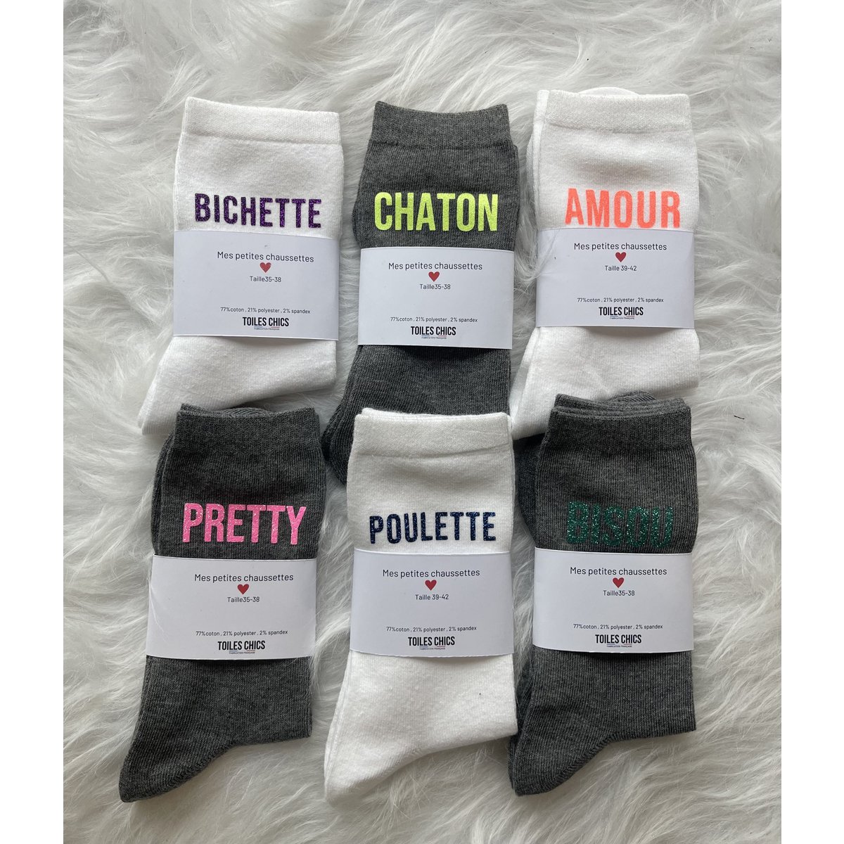 Lot of "word" socks