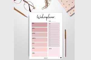 Weekly planner | Notepad DIN A5