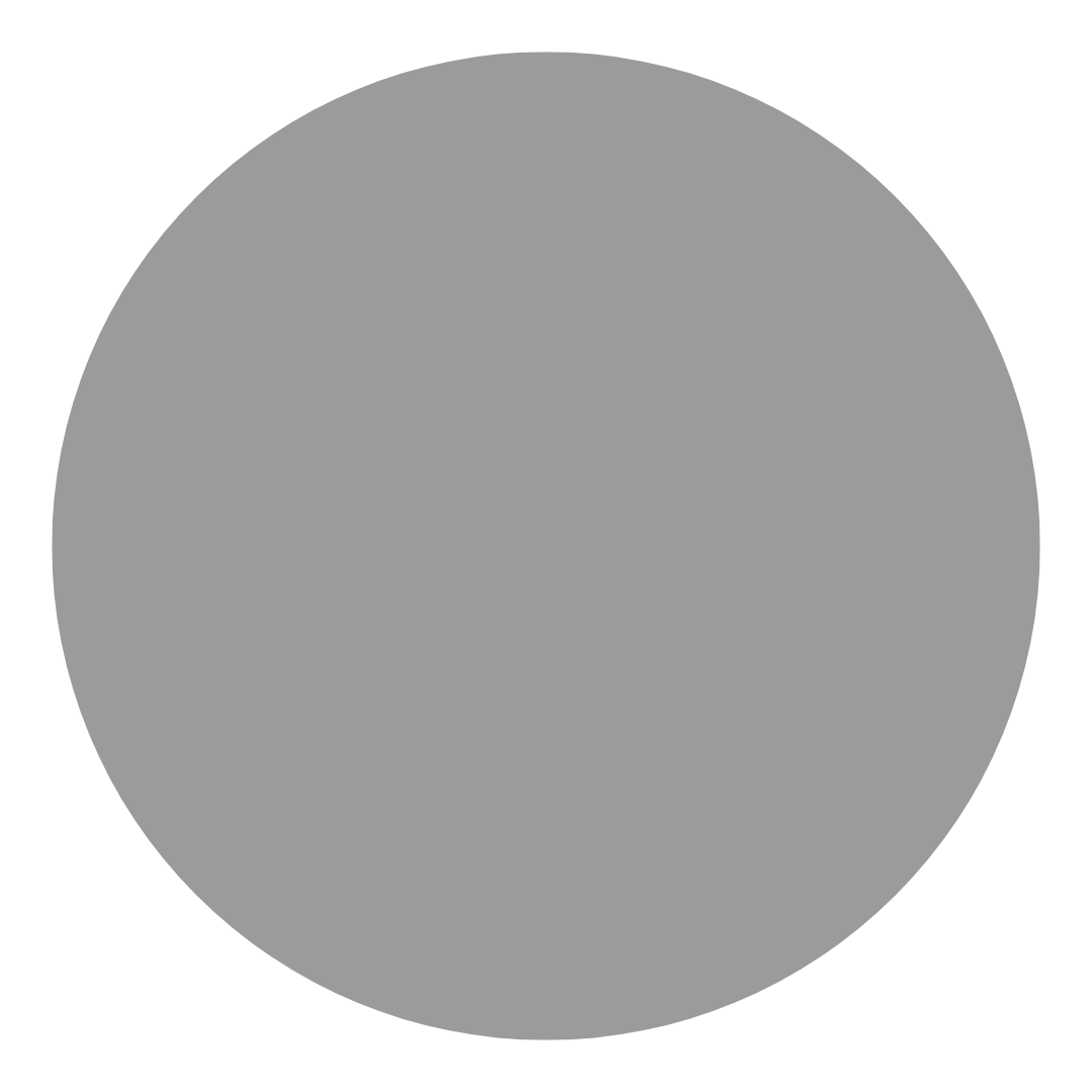 Memobord grijs rond 50cm