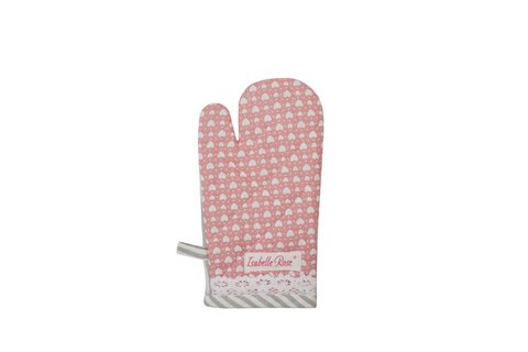 Pink kids glove LOVE 13x23 cm Isabelle Rose