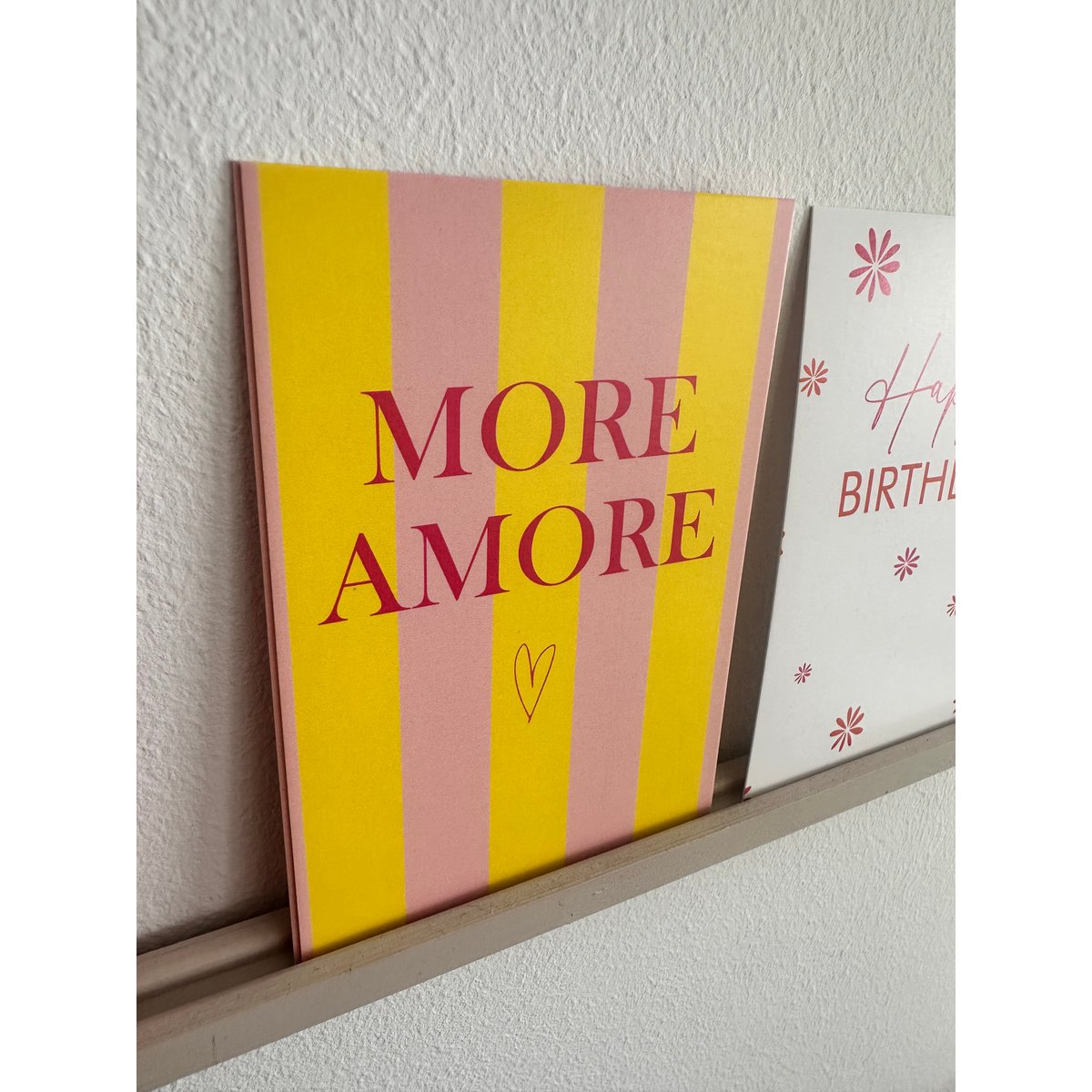 Minikarte "Plus amore"