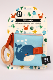 Teething ring book - Sea