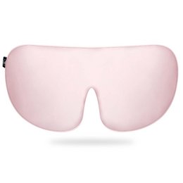 Kostbare rosa Seidenschlafmaske