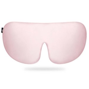Kostbare rosa Seidenschlafmaske