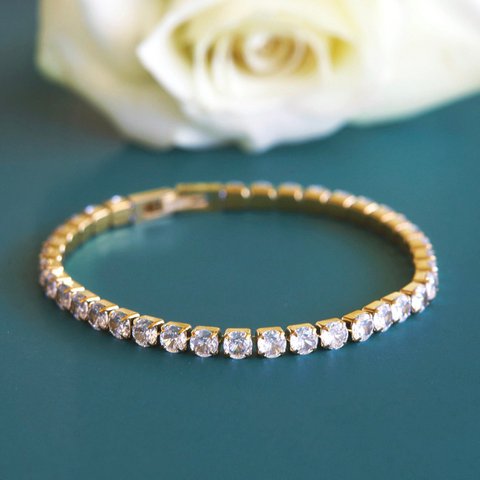 Press - Tennis Bracelet 4mm