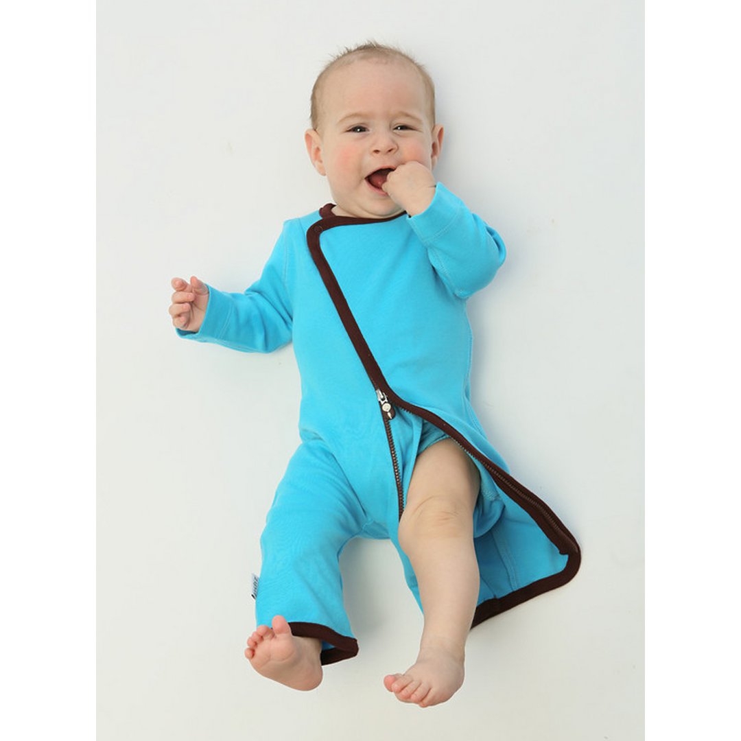 Easy-Change Zip-up Onesie
