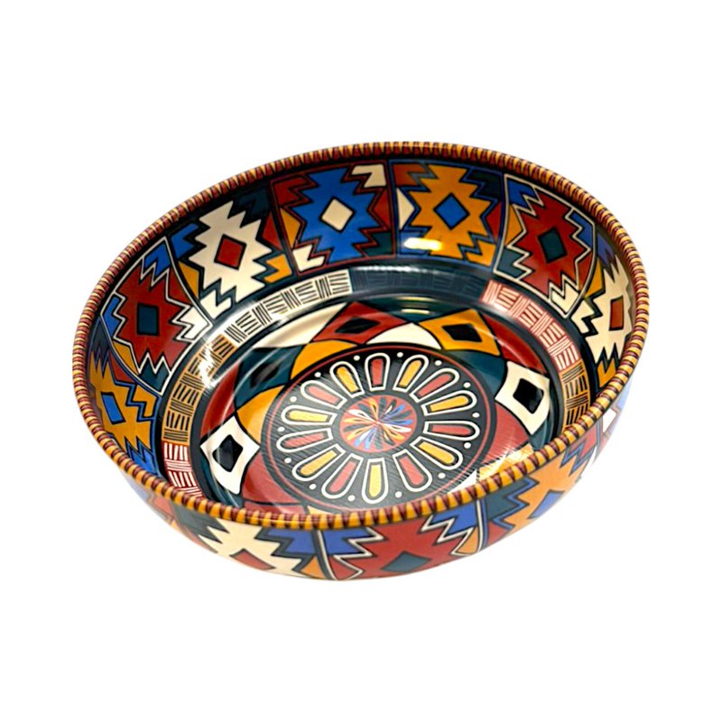 Metalskål - Mandala 5 - Medium - 9 cm
