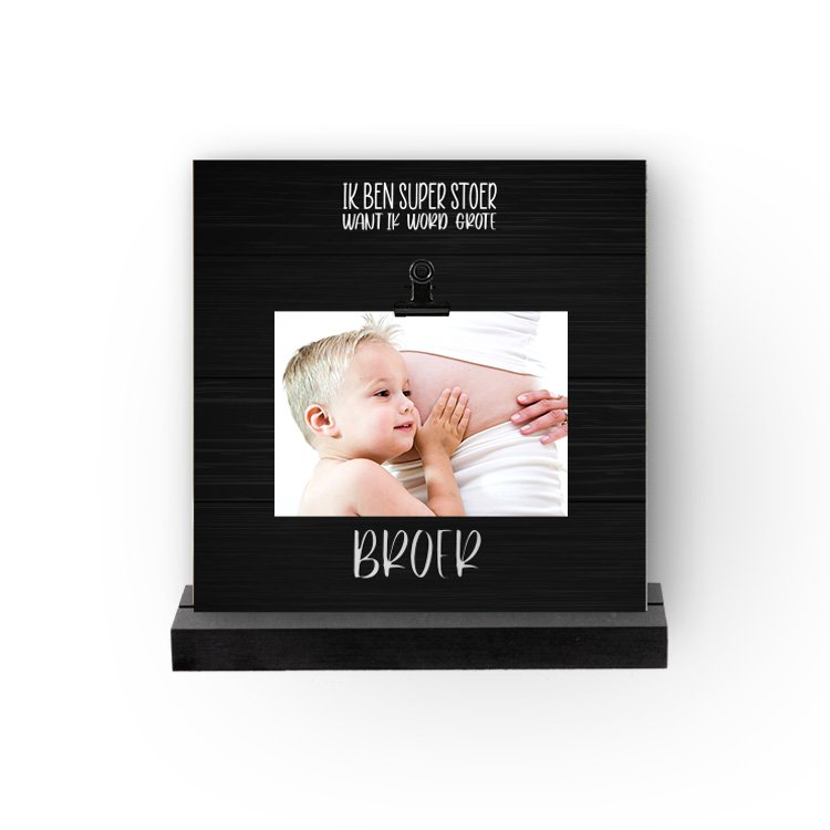 Photo Clip Card - Hooray I'm going to be a big brother