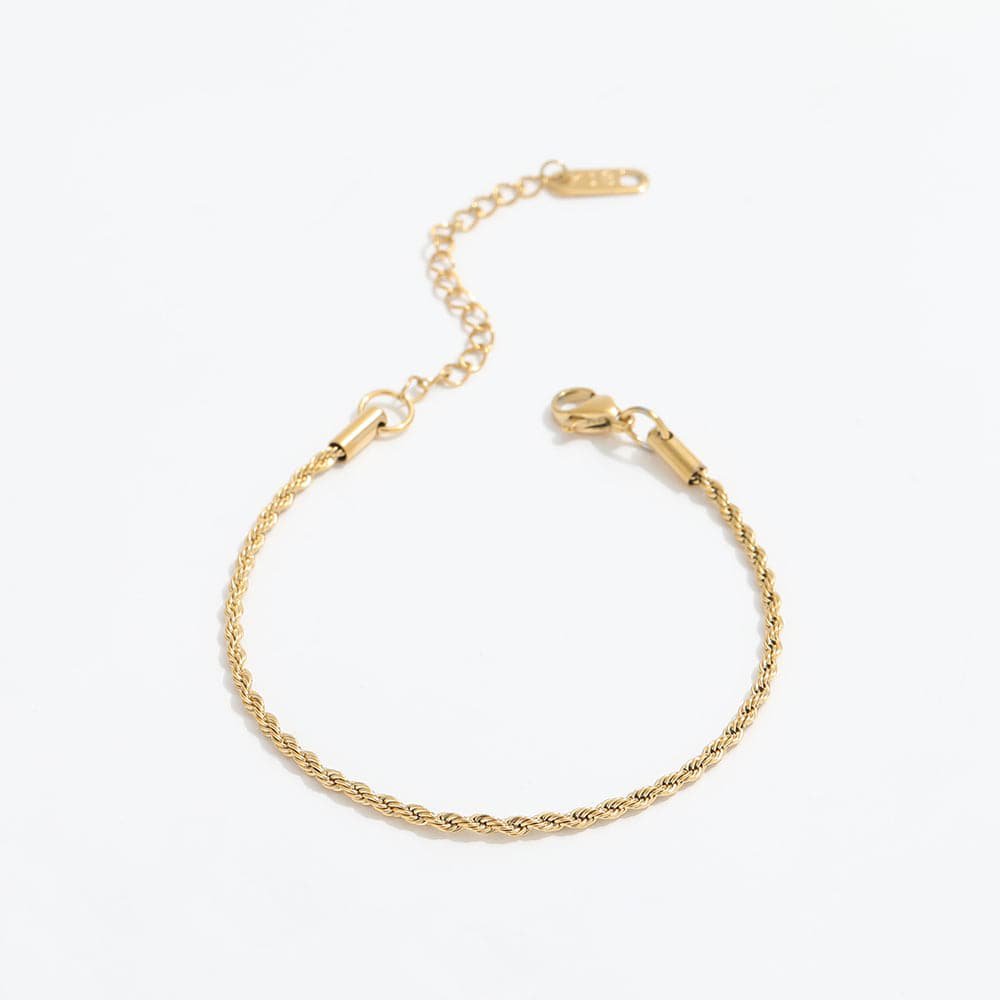 Herschell - 2 mm twist armbånd guld
