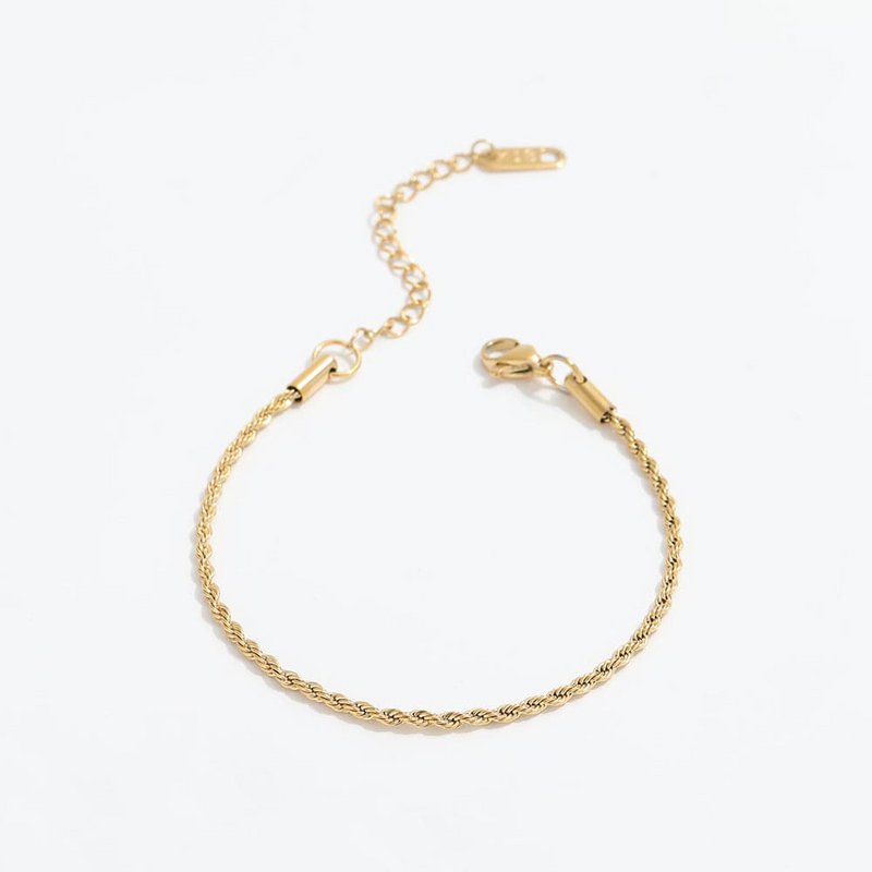 Herschell - 2 mm twist armbånd guld