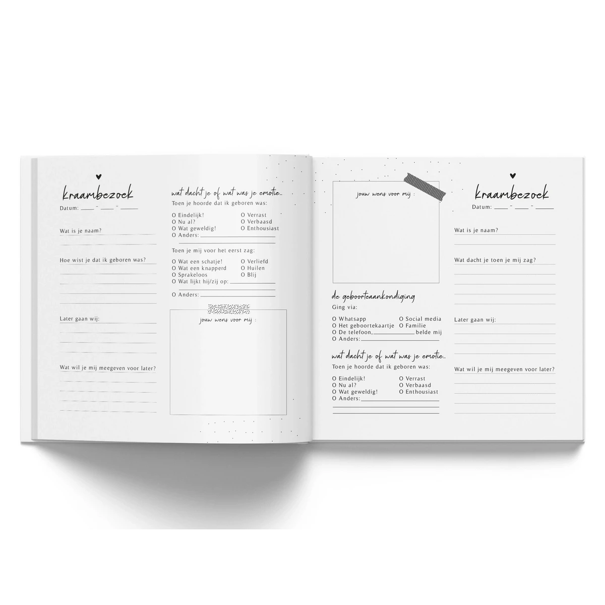 Fyllbooks Mein Schwangerschaftsbesuchsbuch – Leinen Beige