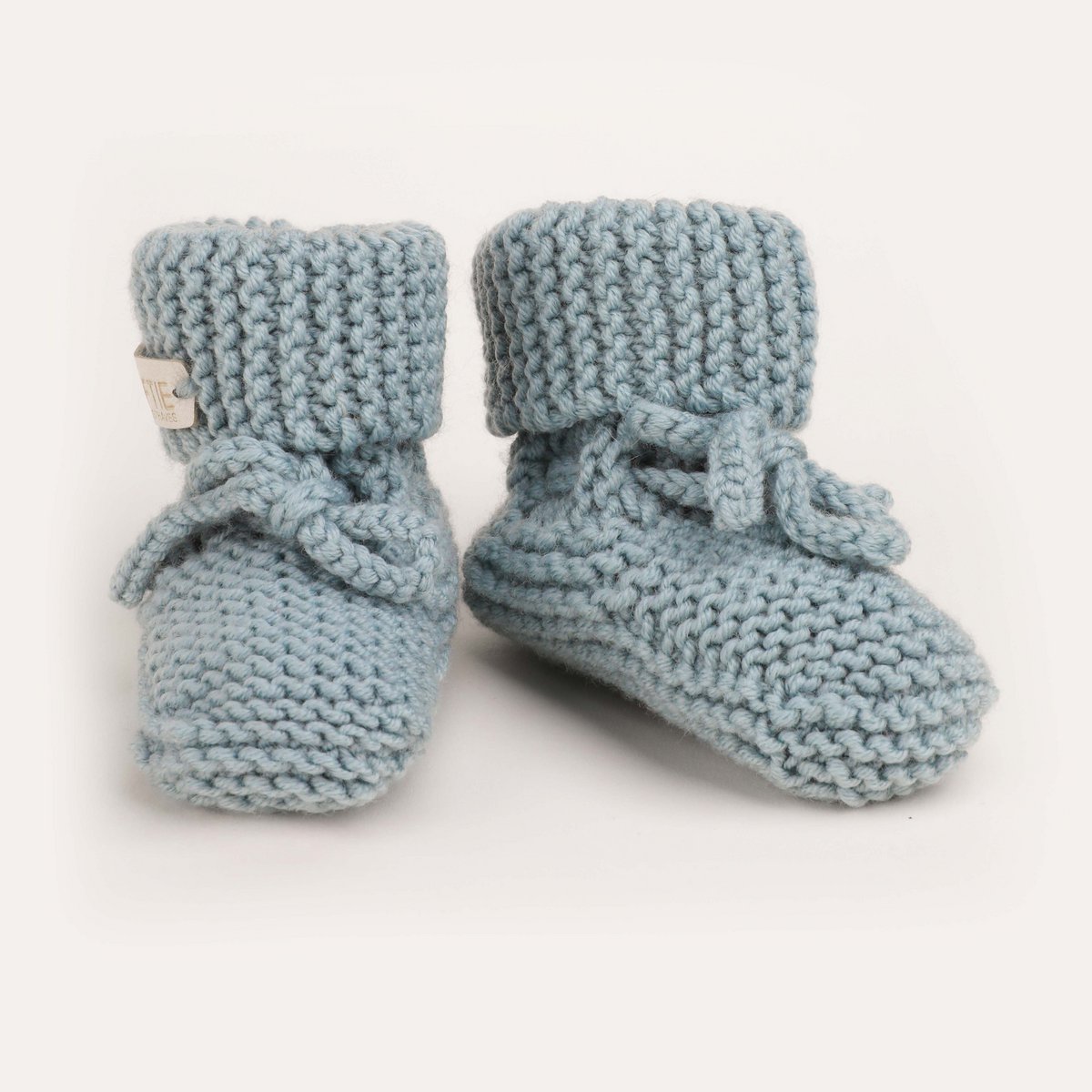 Softie Merino booties sea green