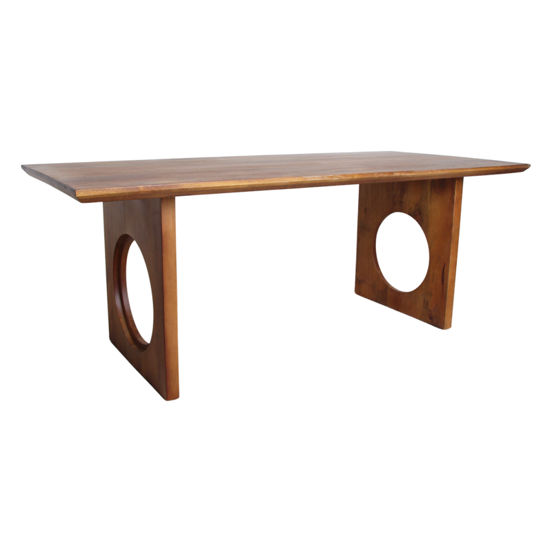 Bullnose Affaset mangotræ spisebord Loop