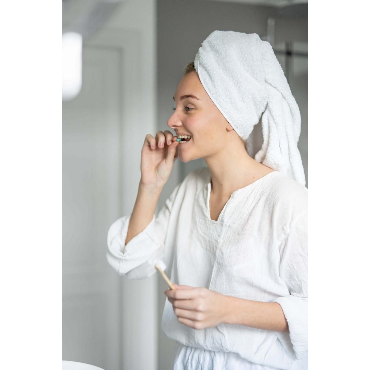 Toothpaste Tabs - with fluoride - spearmint