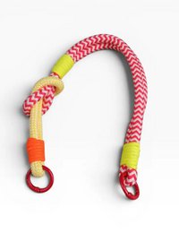 Keychain - cell phone chain 'LUJA' - red-white