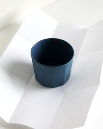 Cappuccino-Becher segmentiert | Blau