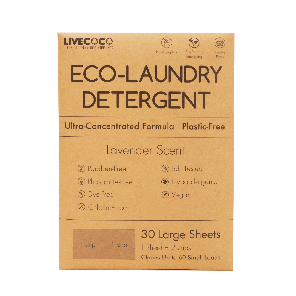 Ekologiczne arkusze detergentów (60 obciążeń Lavender)