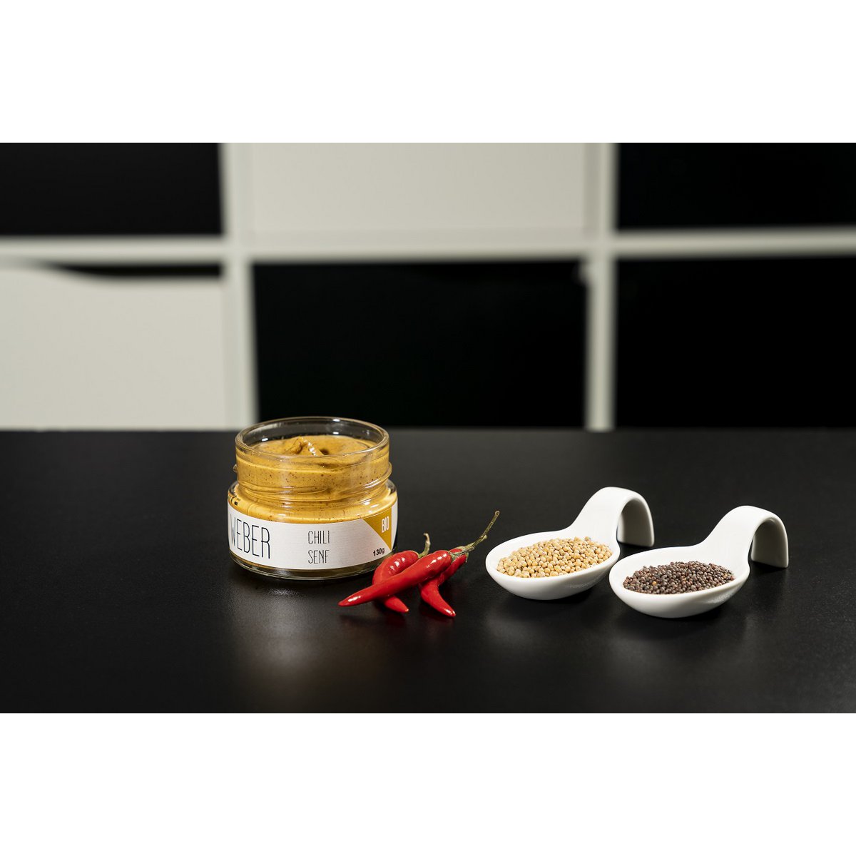 Chili-mosterd 130g