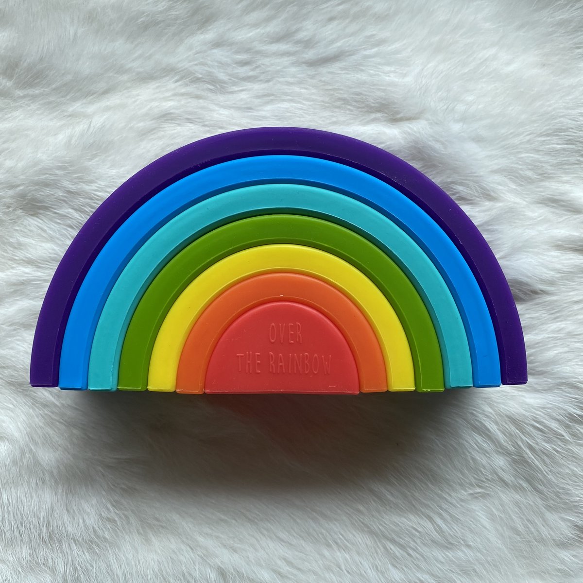 Stapel regenboog - bright