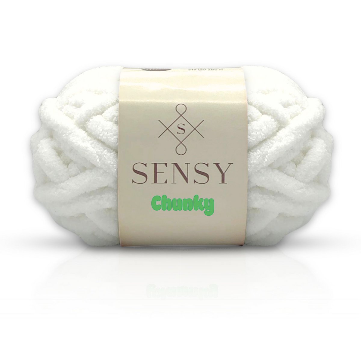 Sensy Chunky Yarn, Blanket Yarn, 7 oz, 28 Yards, Gauge 7 Jumbo