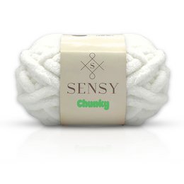 Sensy Chunky Yarn, Blanket Yarn, 7 oz, 28 Yards, Gauge 7 Jumbo