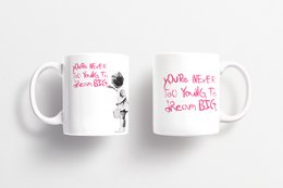 Banksy Ceramic Mug 325ml - Dream Big