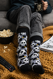Tintl socks | Black & white - Skulls